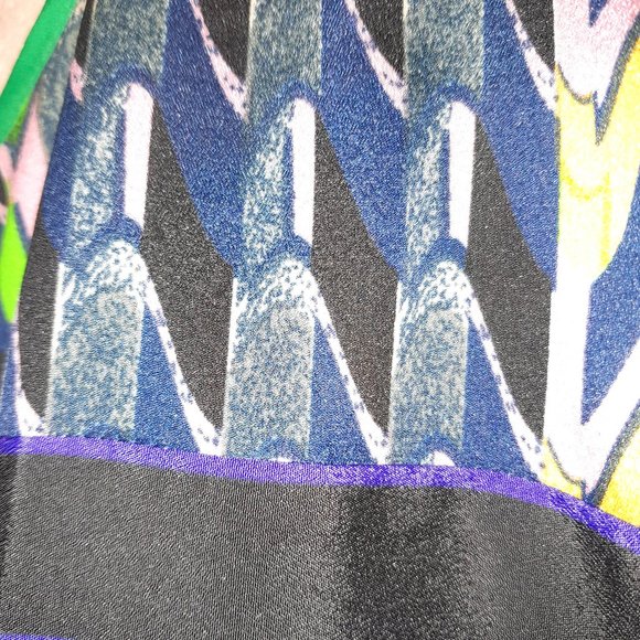 Bar III Colorful Boho Printed Racerback Tanktop Mixed Pattern Blouse Women’s XS - Picture 6 of 11